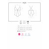 Боди Obsessive 862-TED-1 teddy, Чёрный, L/XL Obs_862-TED-1 teddy L/XL - Obsessive - Эротические боди - Купить