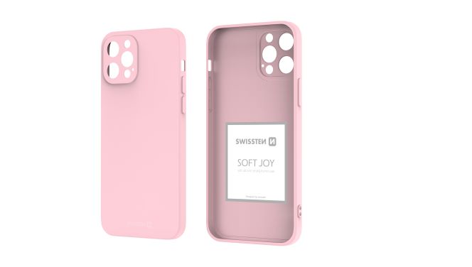 SWISSTEN Soft Joy silikonové pouzdro na iPhone, růžové Model: iPhone X/XS