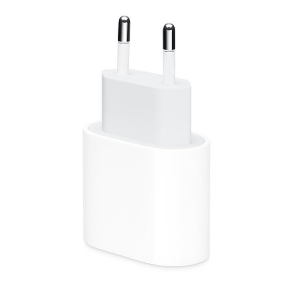 Síťová nabíječka s USB-C pro iPhone/iPad/Watch, 20 W, bílá