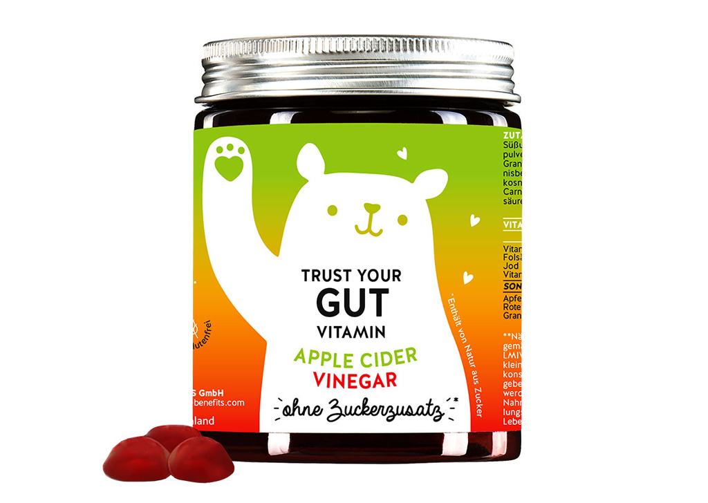 Bears with Benefits Trust your gut vitaminy pro lepší zažívání & detox bez cukru