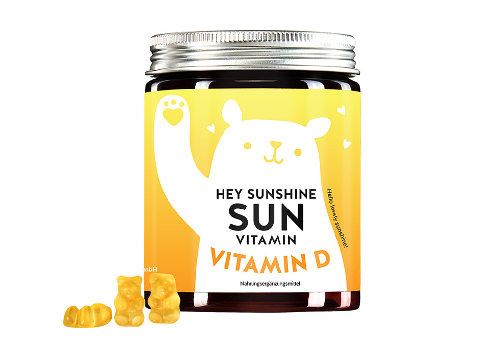 Bears with Benefits Bears  with Benefits Hey Sunshine komplex s vitaminem D3 bez cukru