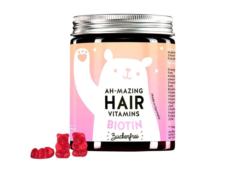 Bears with Benefits Ah-mazing vitamíny pro zdravé vlasy s biotinem bez cukru 45 ks