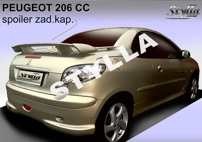 Stylla Spojler - Peugeot 206 CC KRIDLO 1998-2012