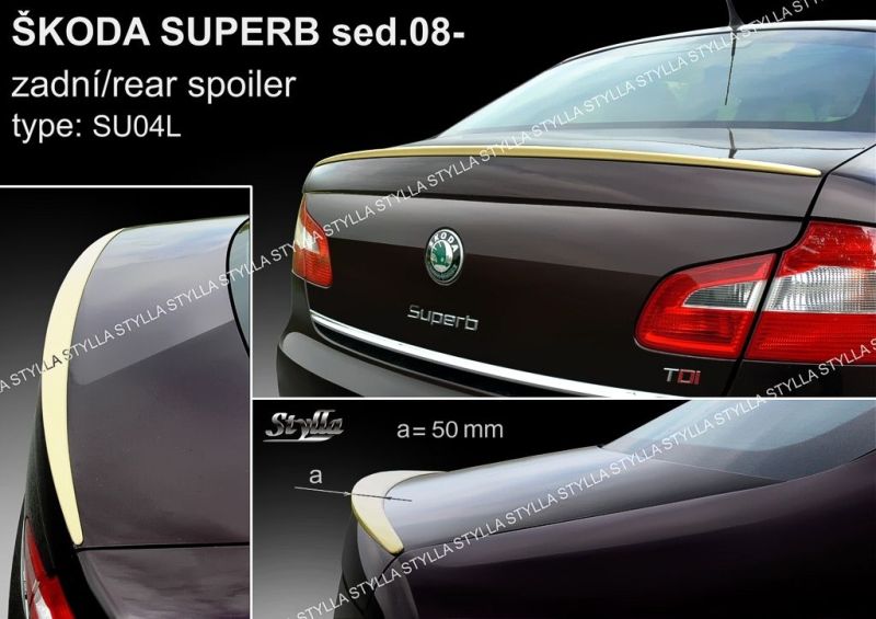 Stylla Spojler - Škoda SUPERB II. liftback  2008-2013