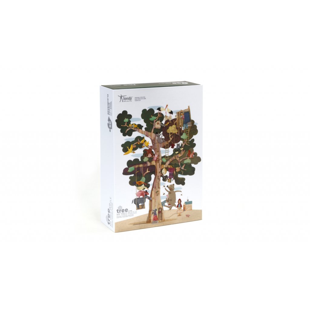 Obojstranné puzzle veľké strom| LONDJI