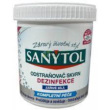 Sanytol - Dezinfekční odstraňovač skvrn – Zářivě bílá 450g