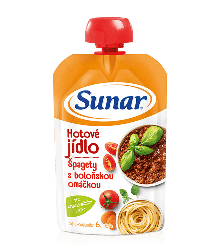 Sunar - Hotové jídlo Špagety s boloňskou omáčkou 120g