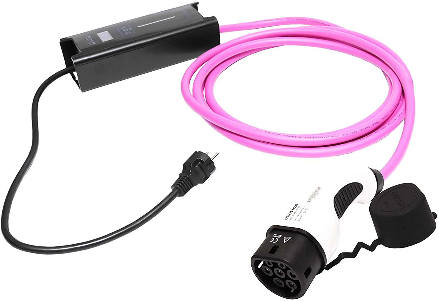 ZENCAR EVSE nabíjačka Typ 2, Schuko 230V, 3,6 kW pre elektrické autá, prepínateľný box 6A/8A/10A/12A /16A s displejom, dĺžka 7m
ZENCAR EVSE nabíjačka Typ 2, Schuko 230V, 3,6 kW pre elektrické autá, prepínateľný box 6A/8A/10A/12A /16A s displejom, dĺžka 7m