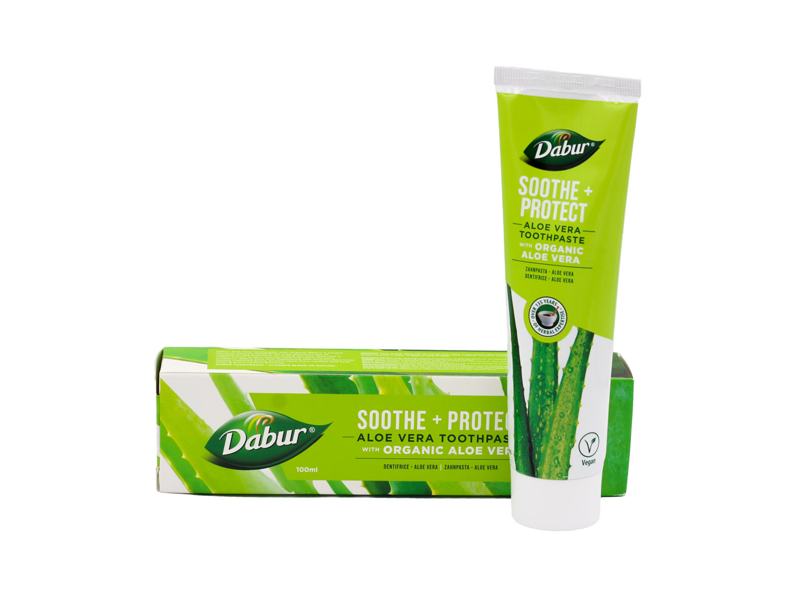 Dabur Zubní pasta Soothe & Protect s Aloe Vera, 100 ml, 