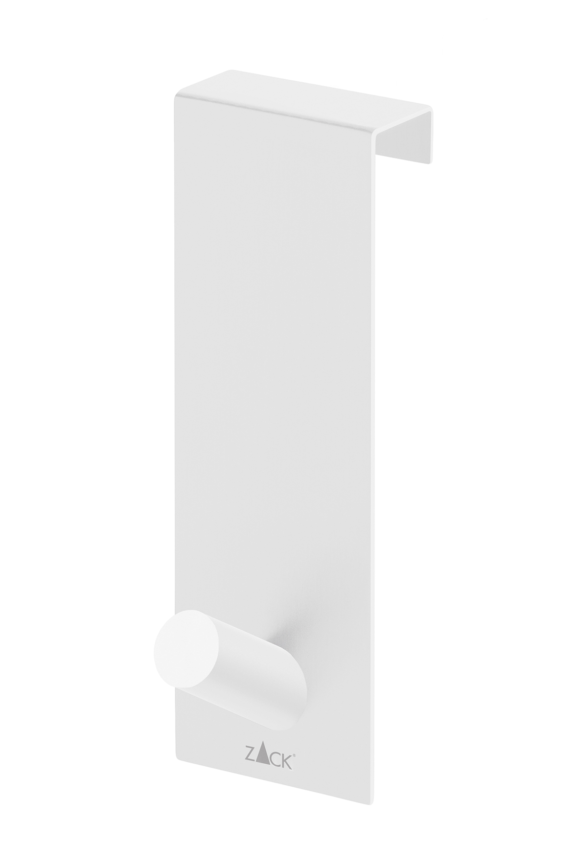 ZACK Háček na dveře nerezový bílý exit 1,9 cm