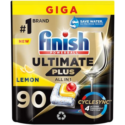 Finish - Calgonit Finish Powerball Ultimate plus Lemon tablety do umývačky riadu 90ks