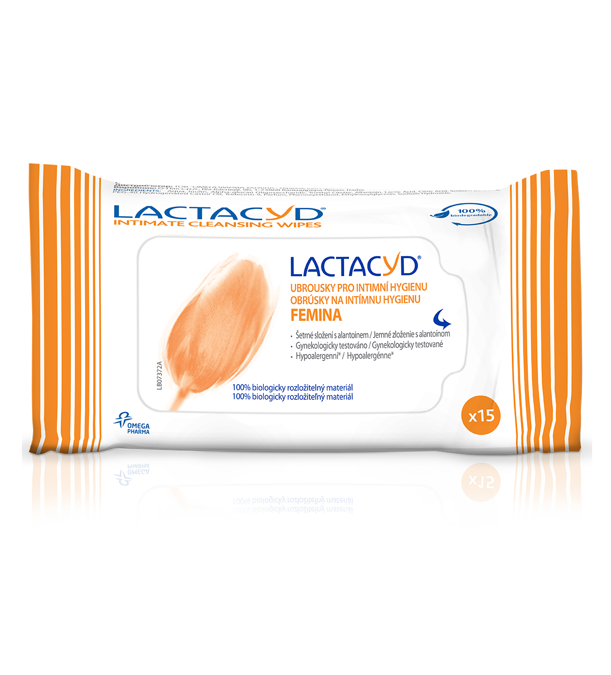 Lactacyd Femina intímne obrúsky 15ks
