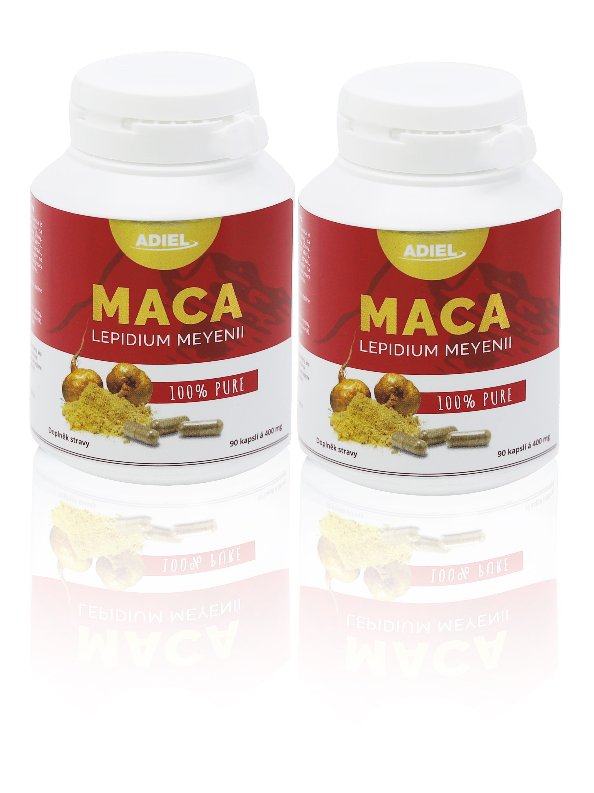 ADIEL Maca 100% PURE 90 kapslí 2 ks: 2x90 kapslí