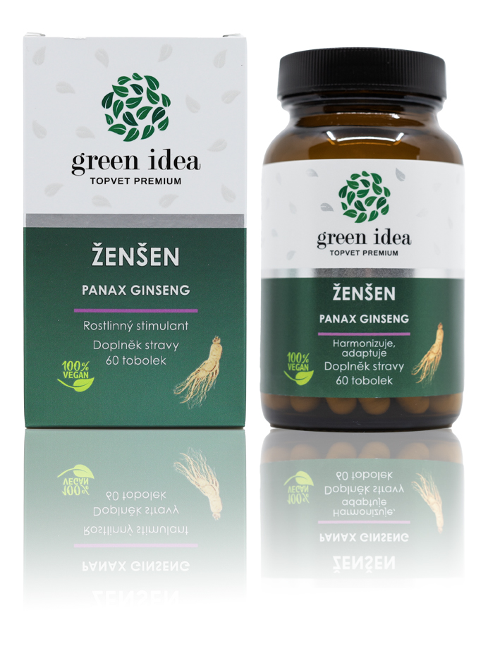 Green Idea Ženšen bylinný extrakt 60 tobolek