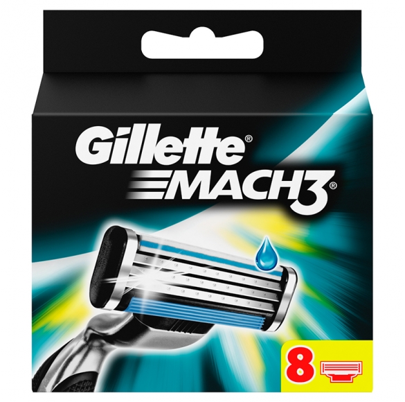 Gillette Mach3 náhradné čepielky 8ks