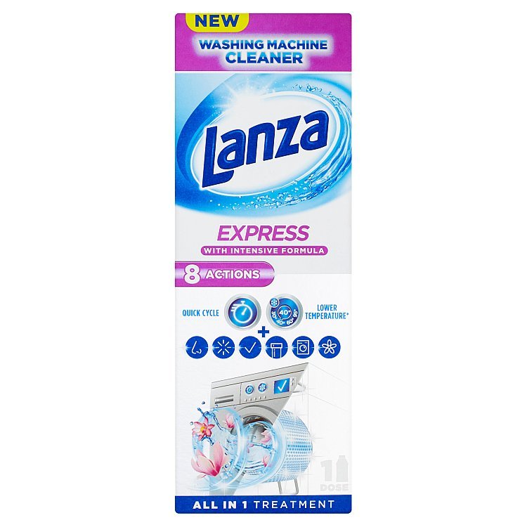 Lanza Express Fresh tekutý čistič práčky 250 ml