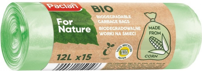 Paclan For Nature  vrece na smeti 12l x 15ks