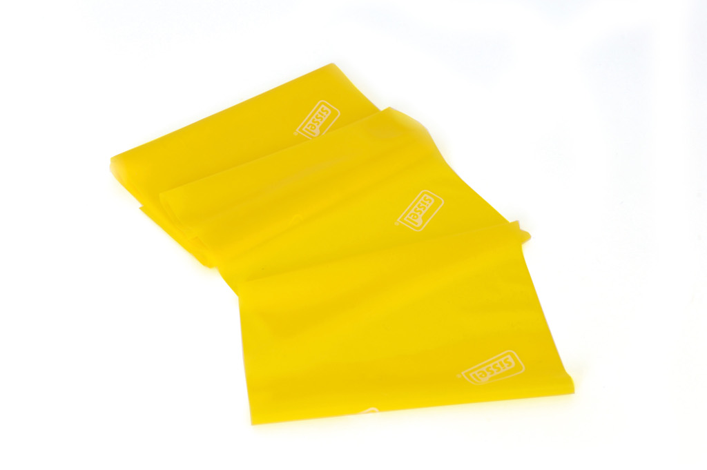 Sissel Fitband Plus Barva: žlutá, Velikosti: 15 cm x 2,5 m