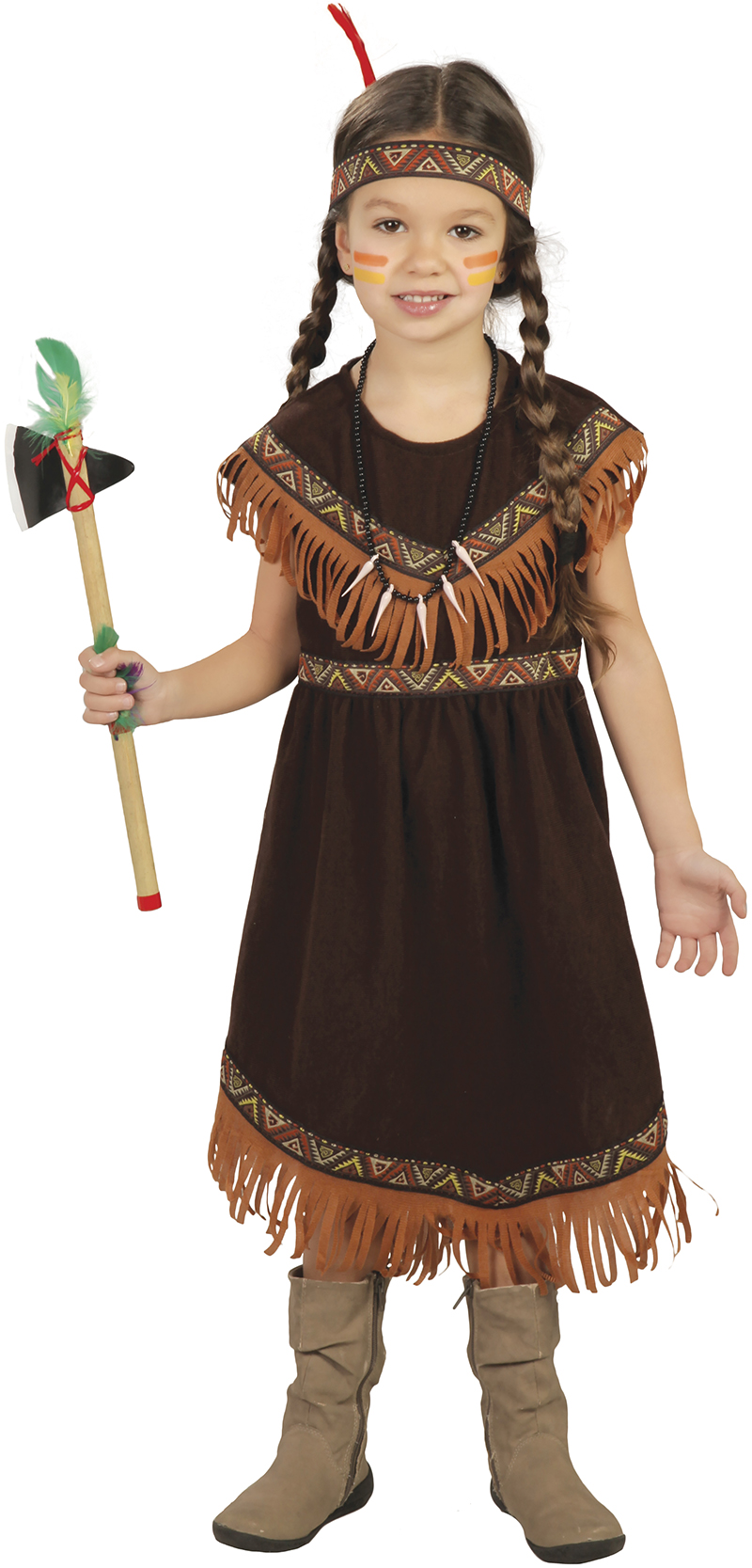 Guirca Dětský kostým Indiánka Velikost - děti: XL