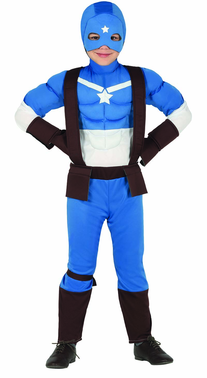 Guirca Dětský kostým - Kapitán Amerika Velikost - děti: M