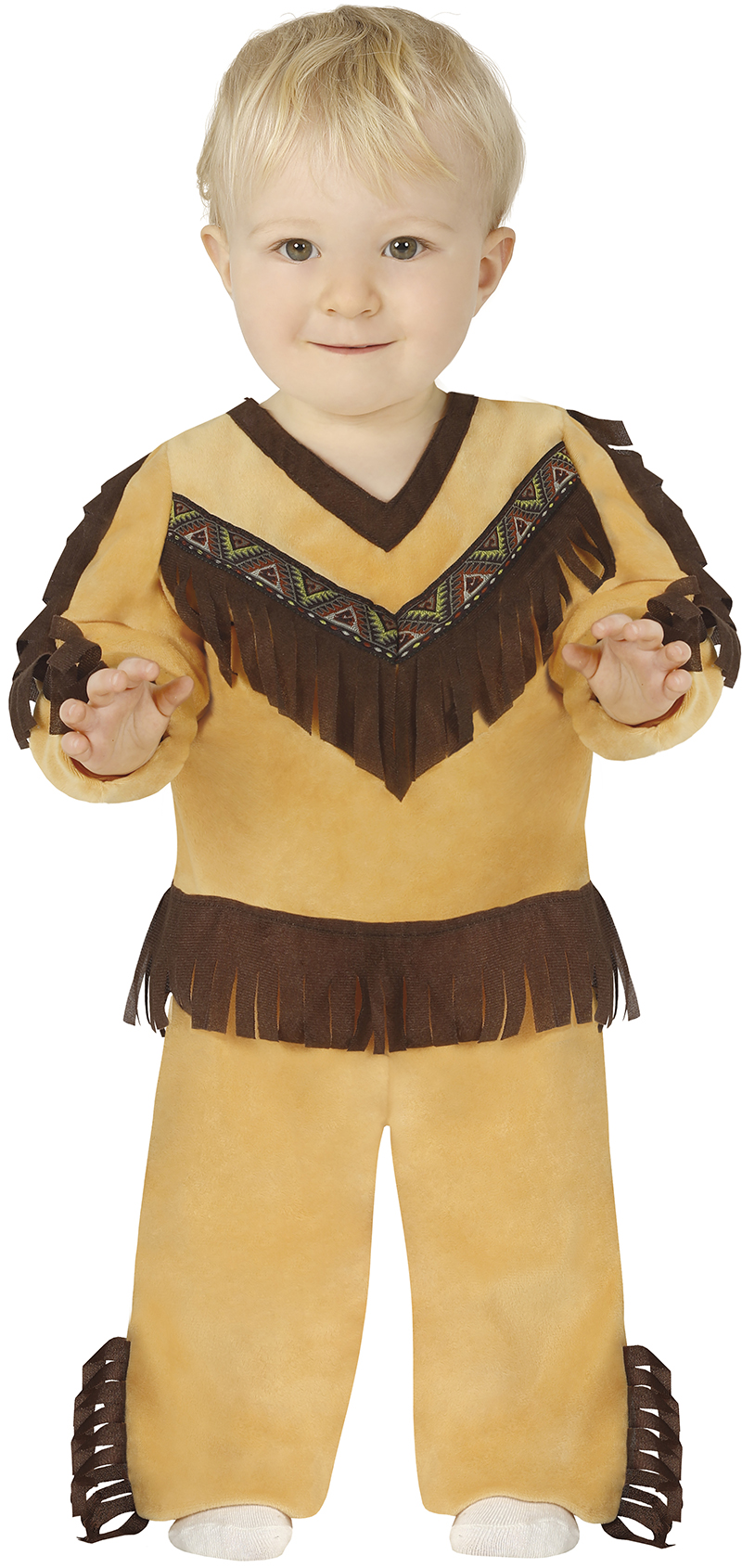 Guirca Dětský kostým pro nejmenší - Indián Velikost nejmenší: 18 - 24 měsíců