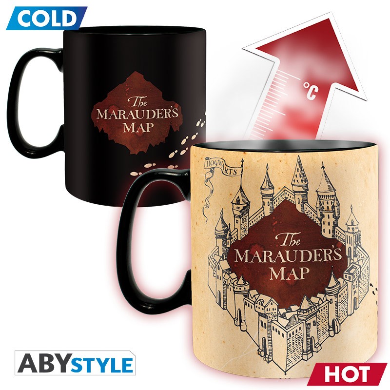 ABY style Hrnek reagující na teplo Harry Potter - Mapa záškodníků