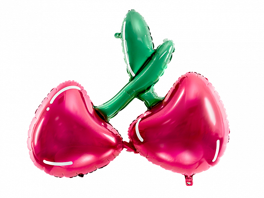PartyDeco Fóliový balón - třešně 88x73 cm
