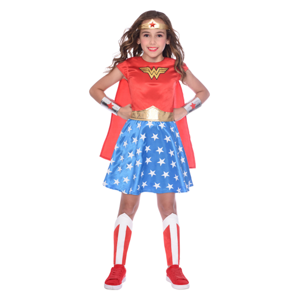 Amscan Dětský kostým - Wonder Woman Classic Velikost - děti: 8 - 10 let
