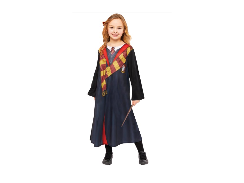 Amscan Detský plášť - Hermiona Granger Deluxe Velikost - děti: 6 - 8 let