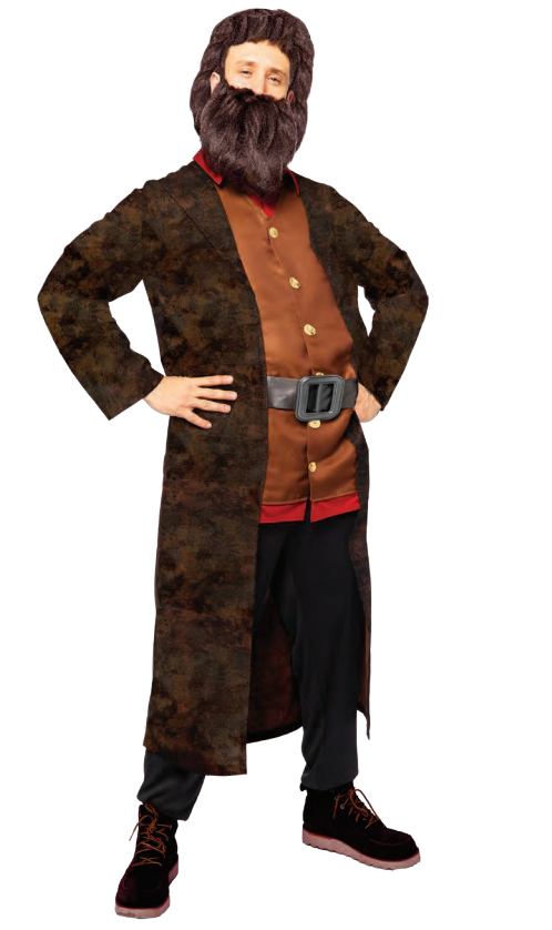 Amscan Pánsky kostým - Hagrid Velikost - dospělý: XL