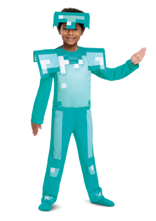 Godan Dětský kostým - Minecraft modrý Velikost - děti: M