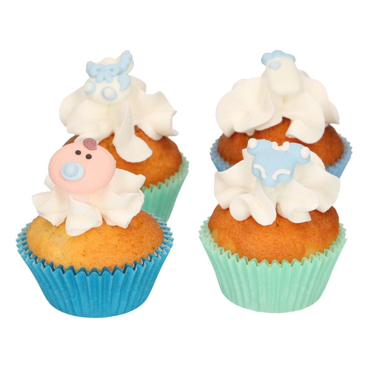 Funcakes Cukrové ozdoby - Baby boy 12ks