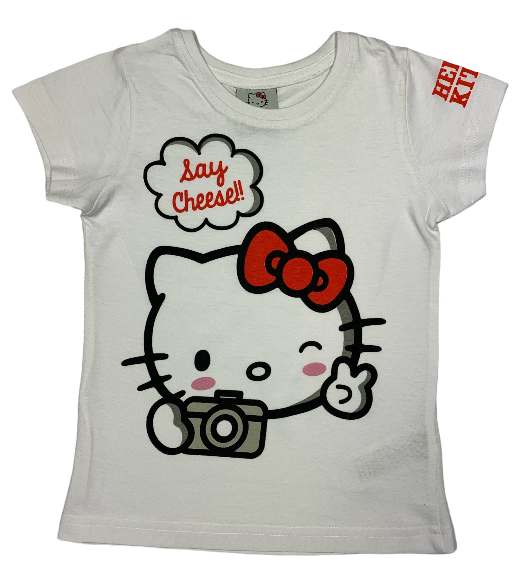 EPlus Dívčí tričko - Hello Kitty bílé Velikost - děti: 128