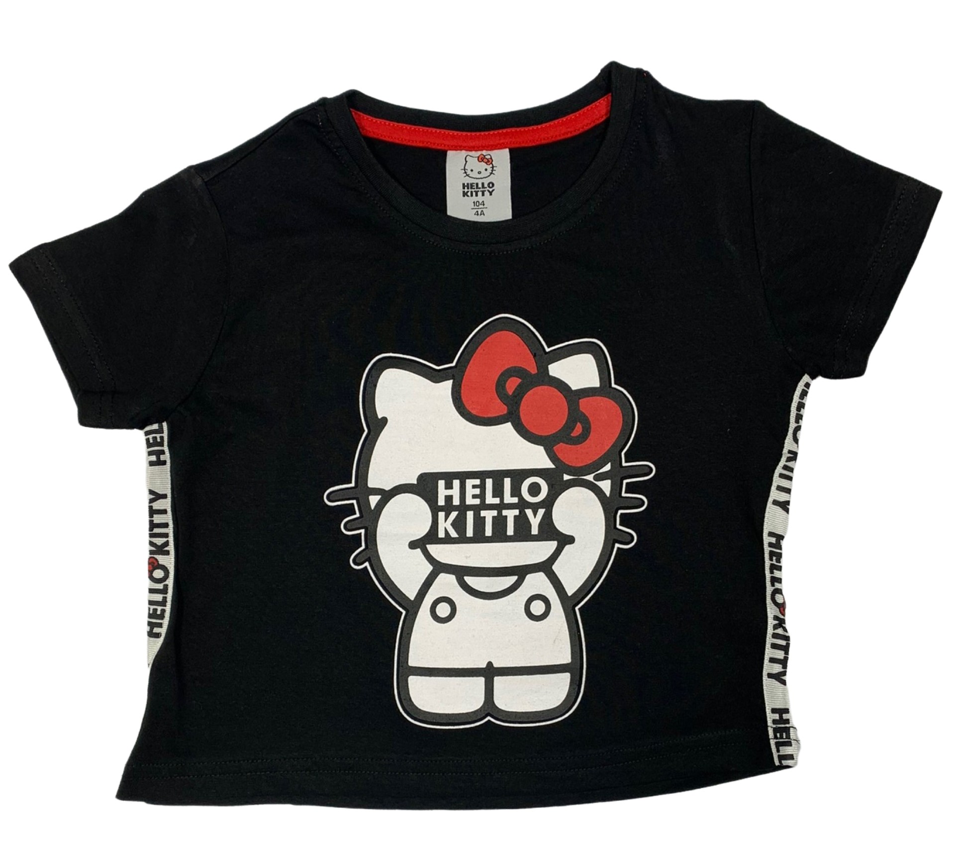 EPlus Dívčí tričko - Hello Kitty černé Velikost - děti: 128