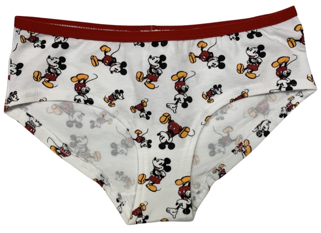 EPlus Dámské spodní prádlo - Mickey Mouse bílé Velikost - dospělý: S