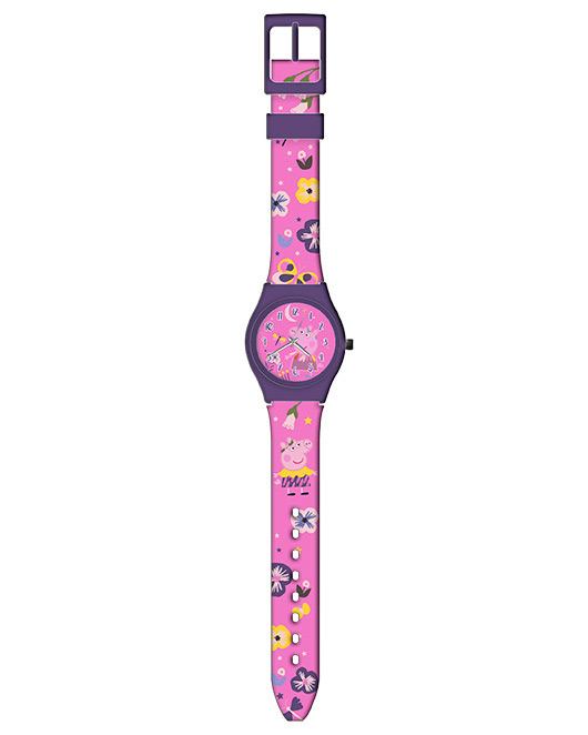 Euroswan Dětské náramkové hodinky analog - Peppa Pig