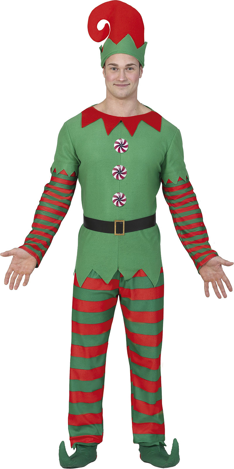 Guirca Pánský kostým - Vánoční Elf Velikost - dospělý: L