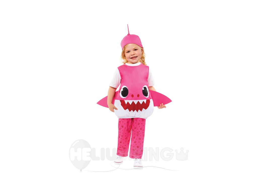 Rubies Dětský kostým růžový - Baby Shark Velikost - děti: XS