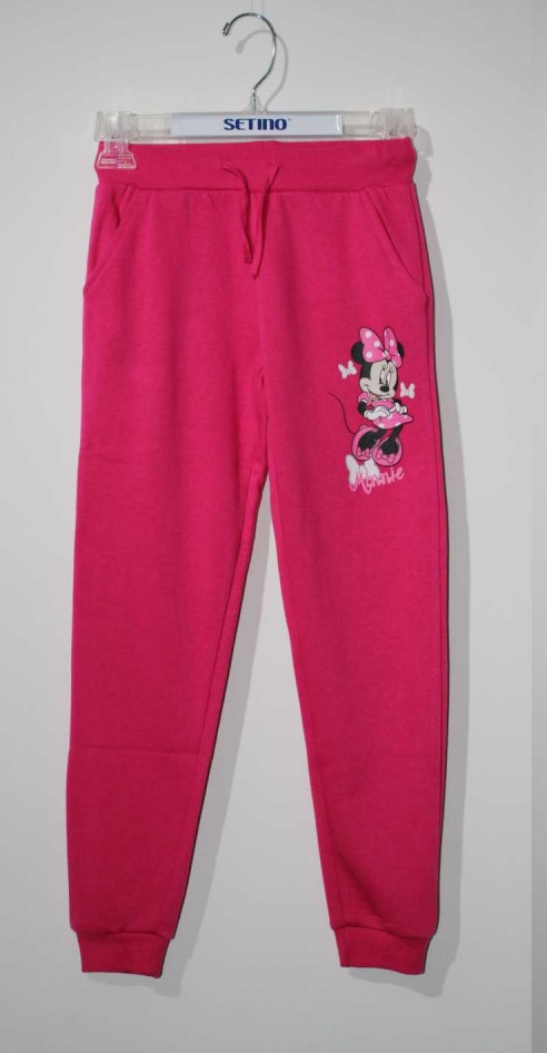 Setino Dívčí tepláky - Minnie Mouse tmavě růžové Velikost - děti: 104