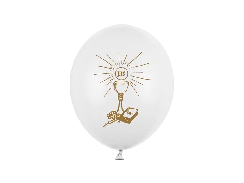 PartyDeco Pastelový balón - První svaté přijímání I