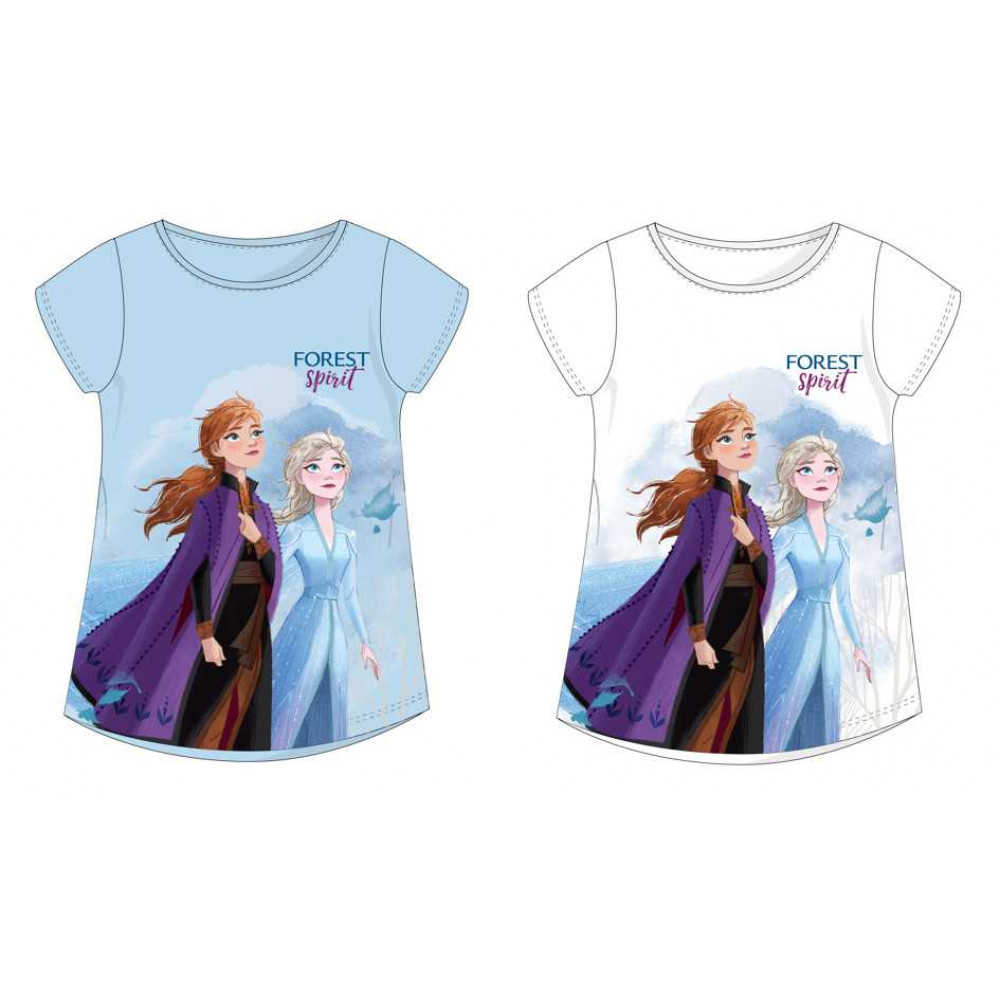 Setino Dívčí tričko - Frozen, bílé Velikost - děti: 140