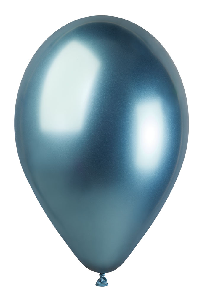 Gemar Sada chromových balonů - Modré, 5 ks