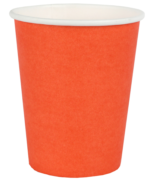 Santex Papírové sklenice - jednobarevné 250 ml Barva: Oranžová