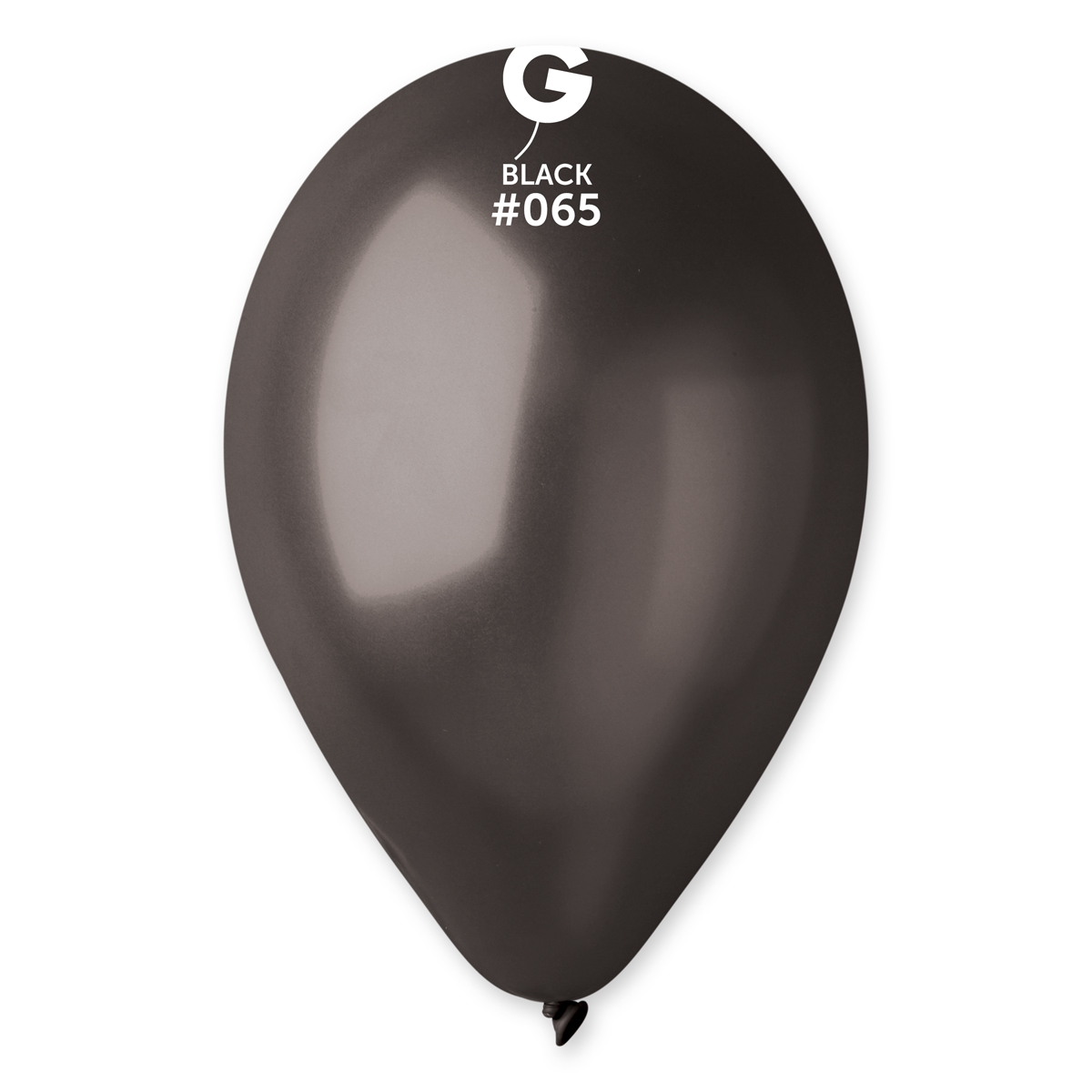 Gemar Balón metalický - černý, 28 cm 100 ks