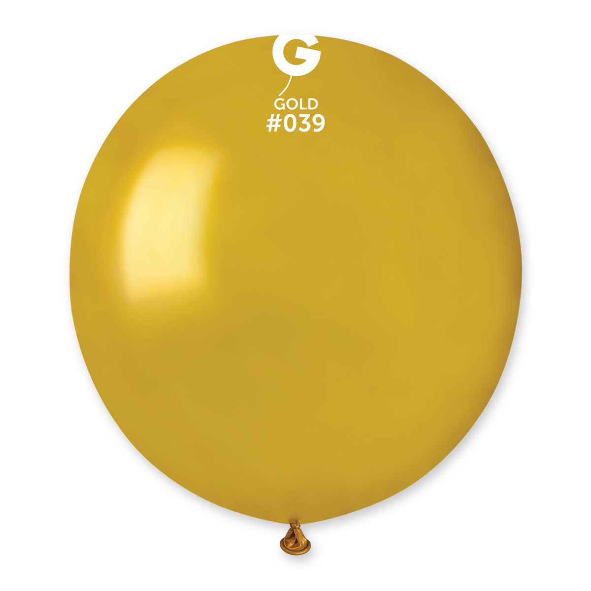 Gemar Balón metalický zlatý 48 cm 100 ks