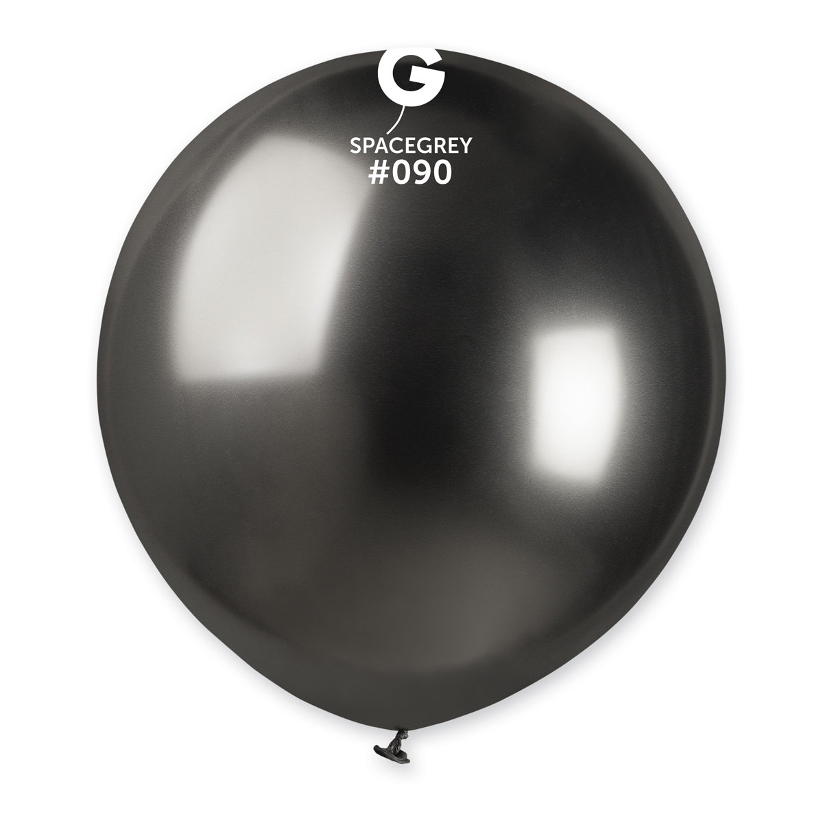 Gemar Balónek chromový šedý 48 cm 25 ks