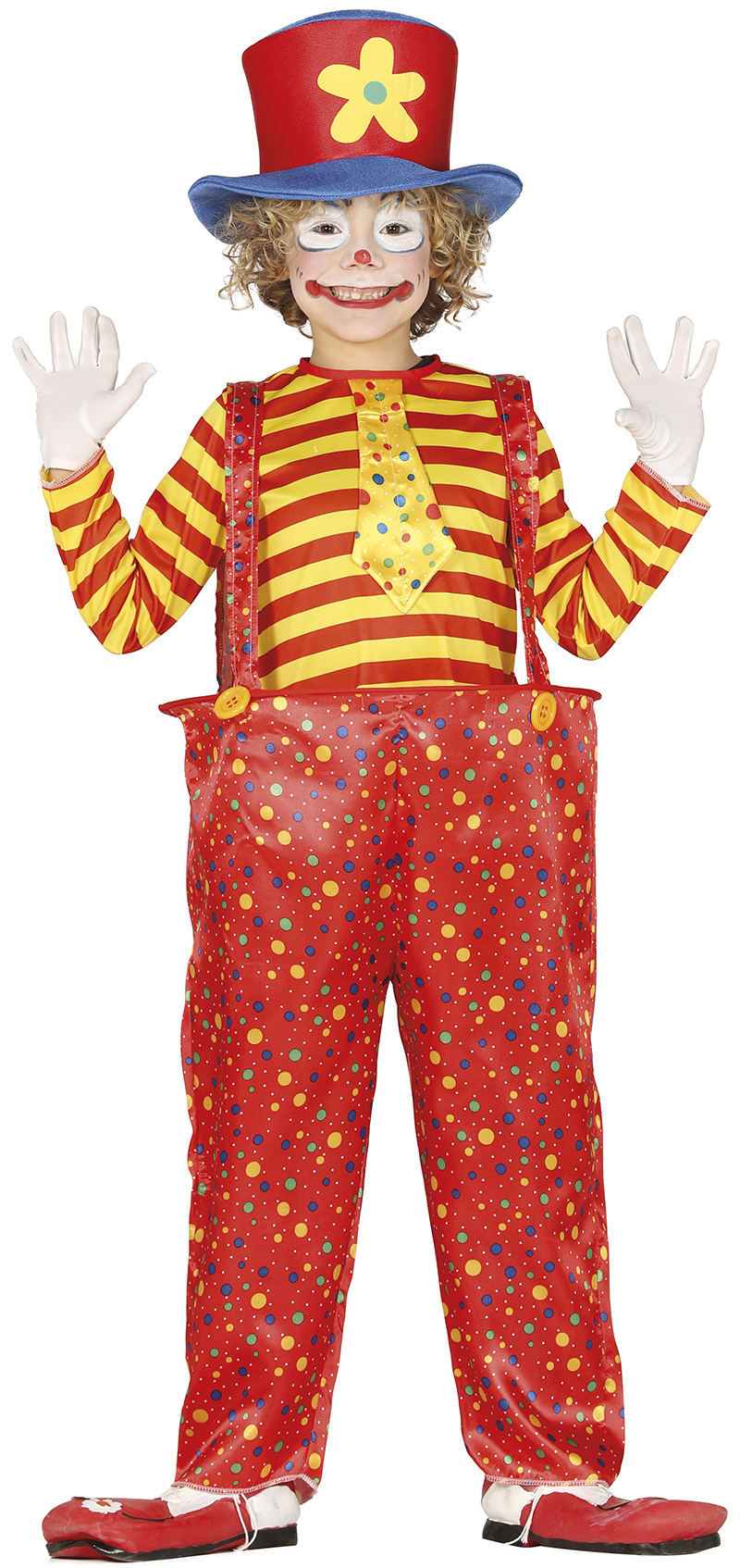 Guirca Detský kostým - Zábavný klaun Veľkosť - deti: XL