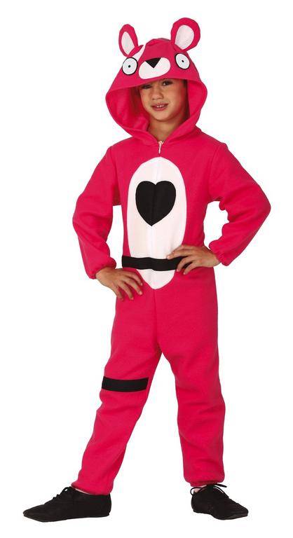 Guirca Detský kostým - Teddy bear ružový (Fortnite) Veľkosť - deti: 12 - 14 rokov