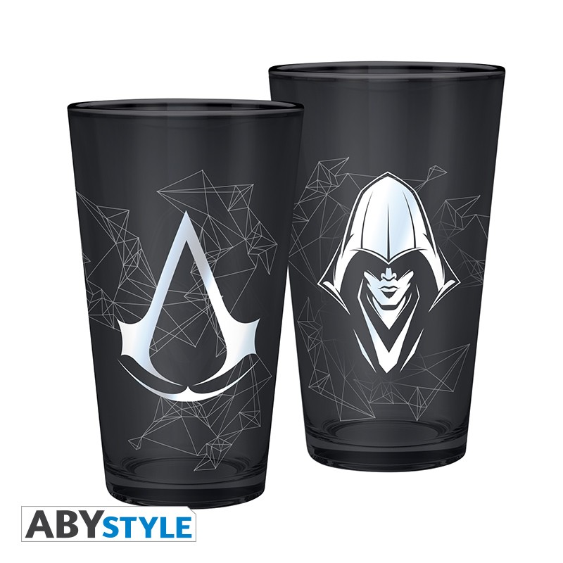 ABY style Sklenený pohár Assassins Creed