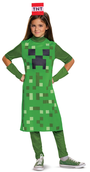Godan Detský dievčenský kostým - Minecraft Veľkosť - deti: M